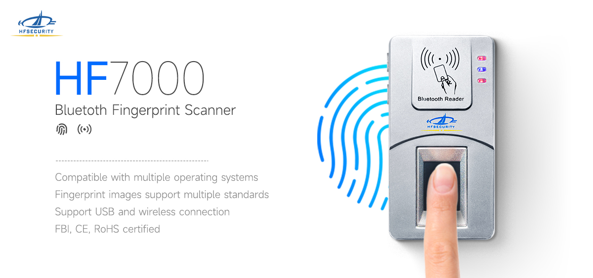 HF7000 bluetooth fingerprint scanner