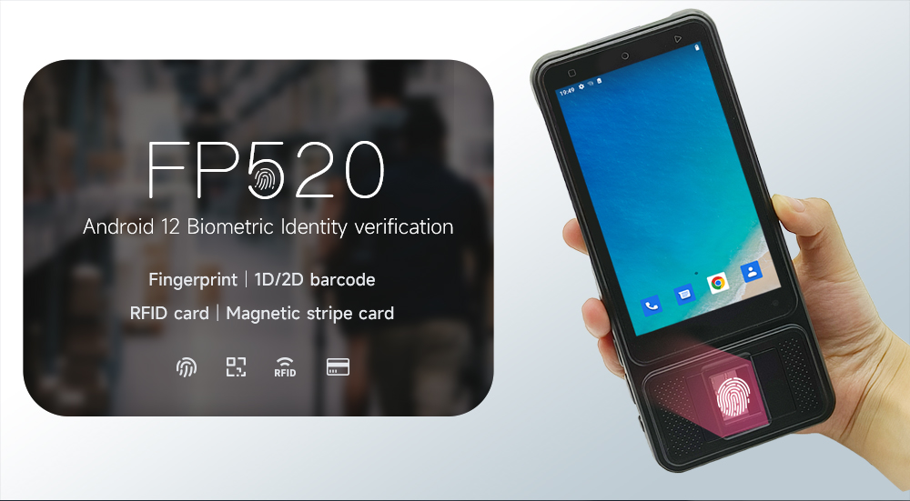 fp520 biometric fingerprint handheld terminal