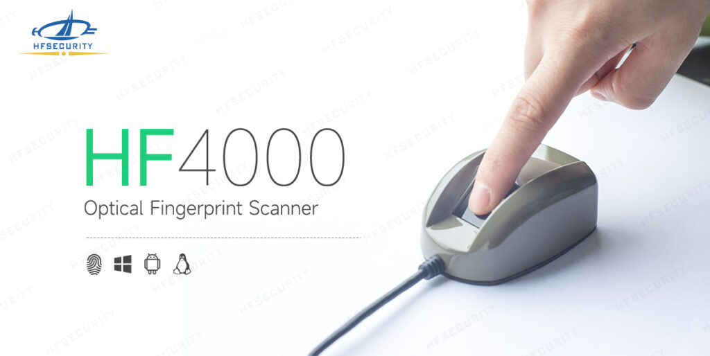 HF4000 Optical Fingerprint Scanner - HFSECURITY
